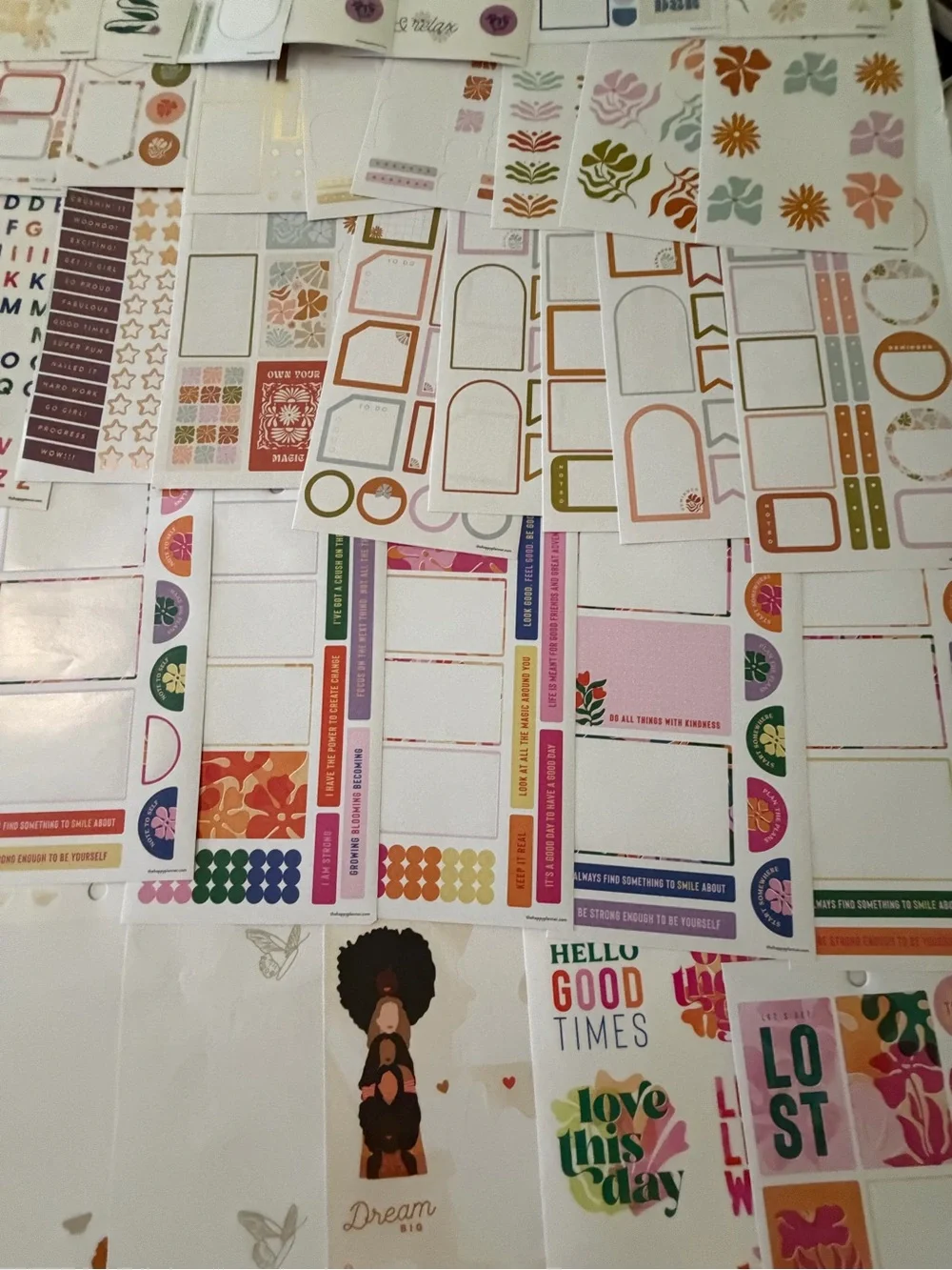 HUGE THE HAPPY PLANNER LOT OF STICKERS